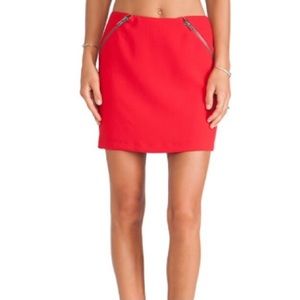 BCBGENERATION Red Mini Skirt